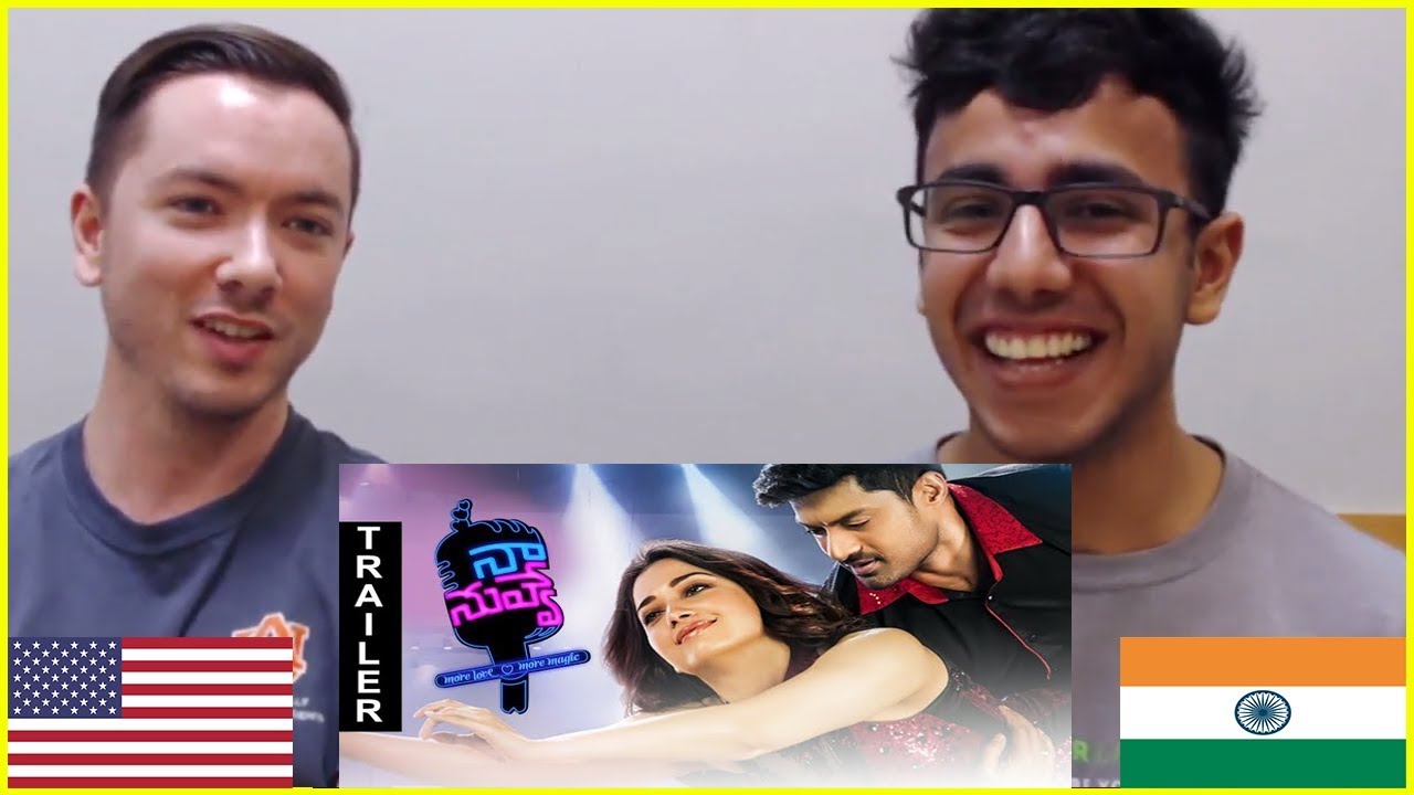 Naa Nuvve Trailer Reaction by American & Indian | Tamannaah