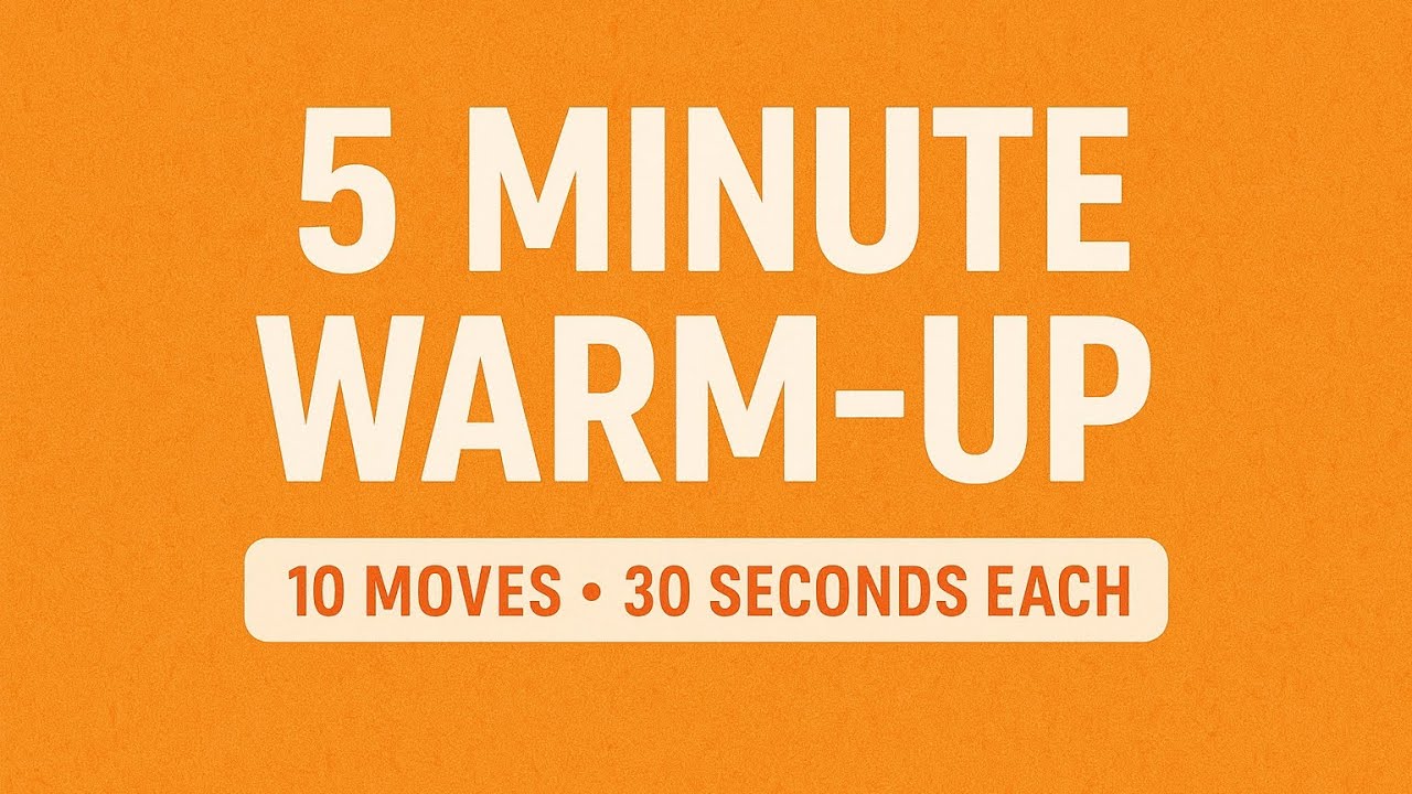5 MINUTE FULL BODY WARM UP | Perfect Before ANY Workout or My 12 Day Challenge!