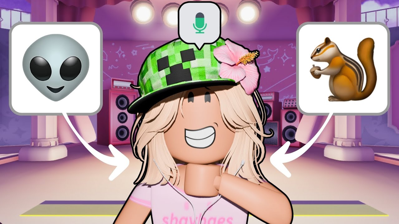 Winning SING IT! using a Voice Changer! (roblox karaoke)