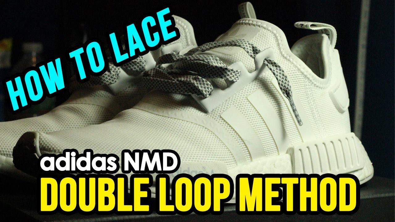 How To Lace Adidas NMD  Double Lace Method!! Original