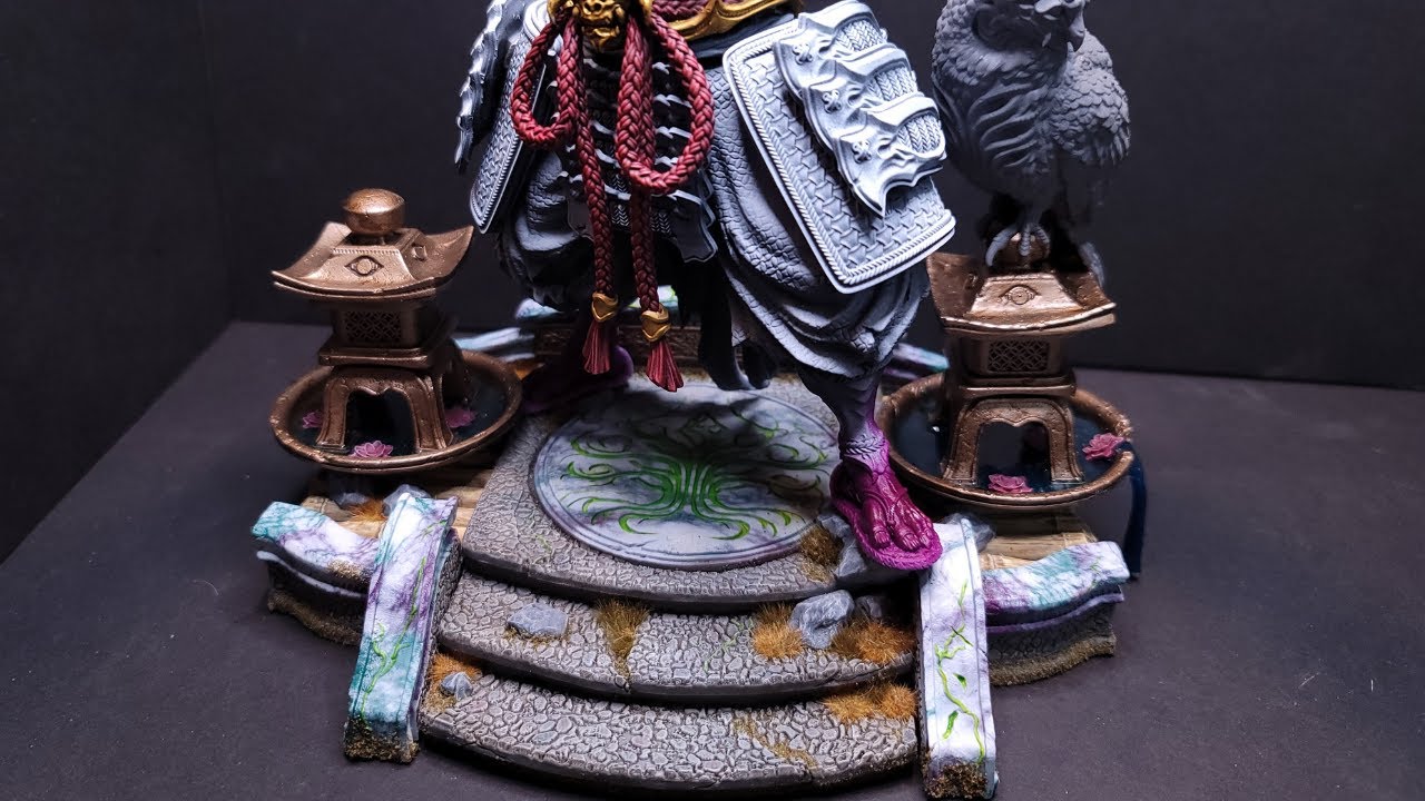 Painting The Ancestor Tenjin  Part 4 All About That Base
