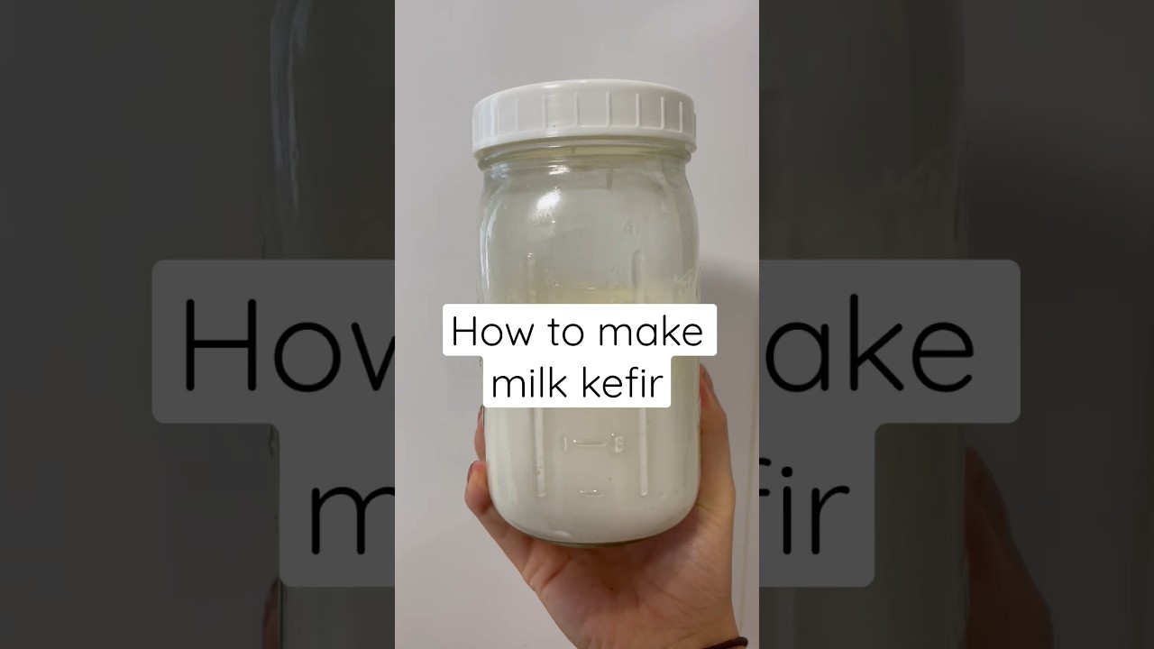 How to make milk kefir!