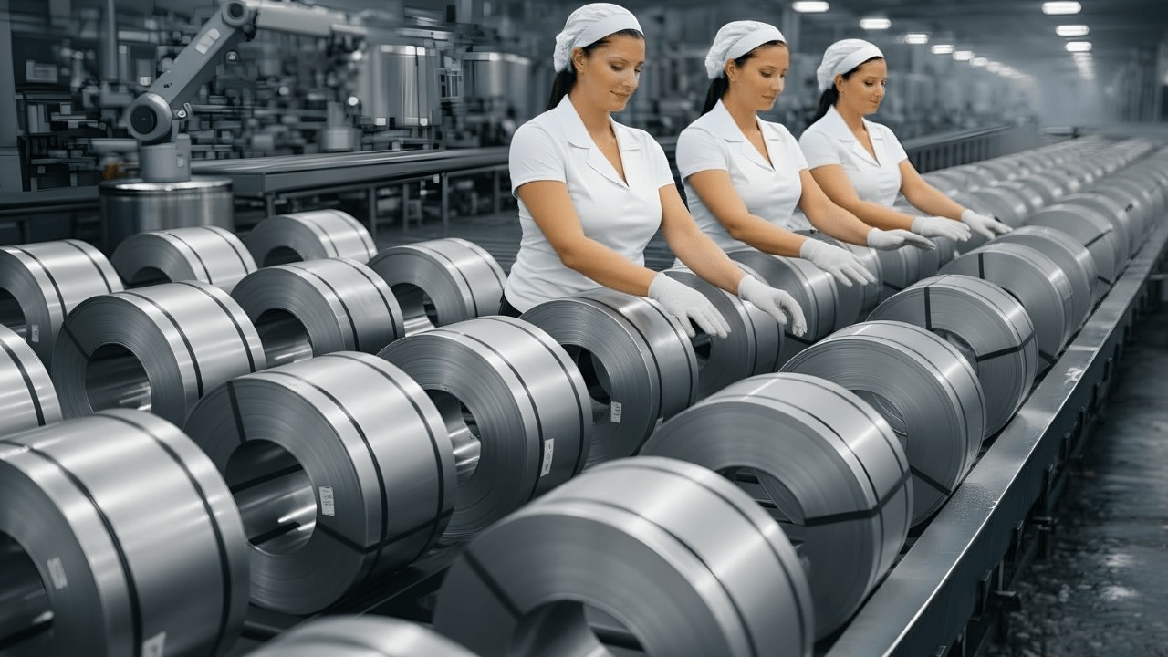 Inside a Modern Steel Plant: Iron Ore to Perfect Round Steel Plates (Full Process)