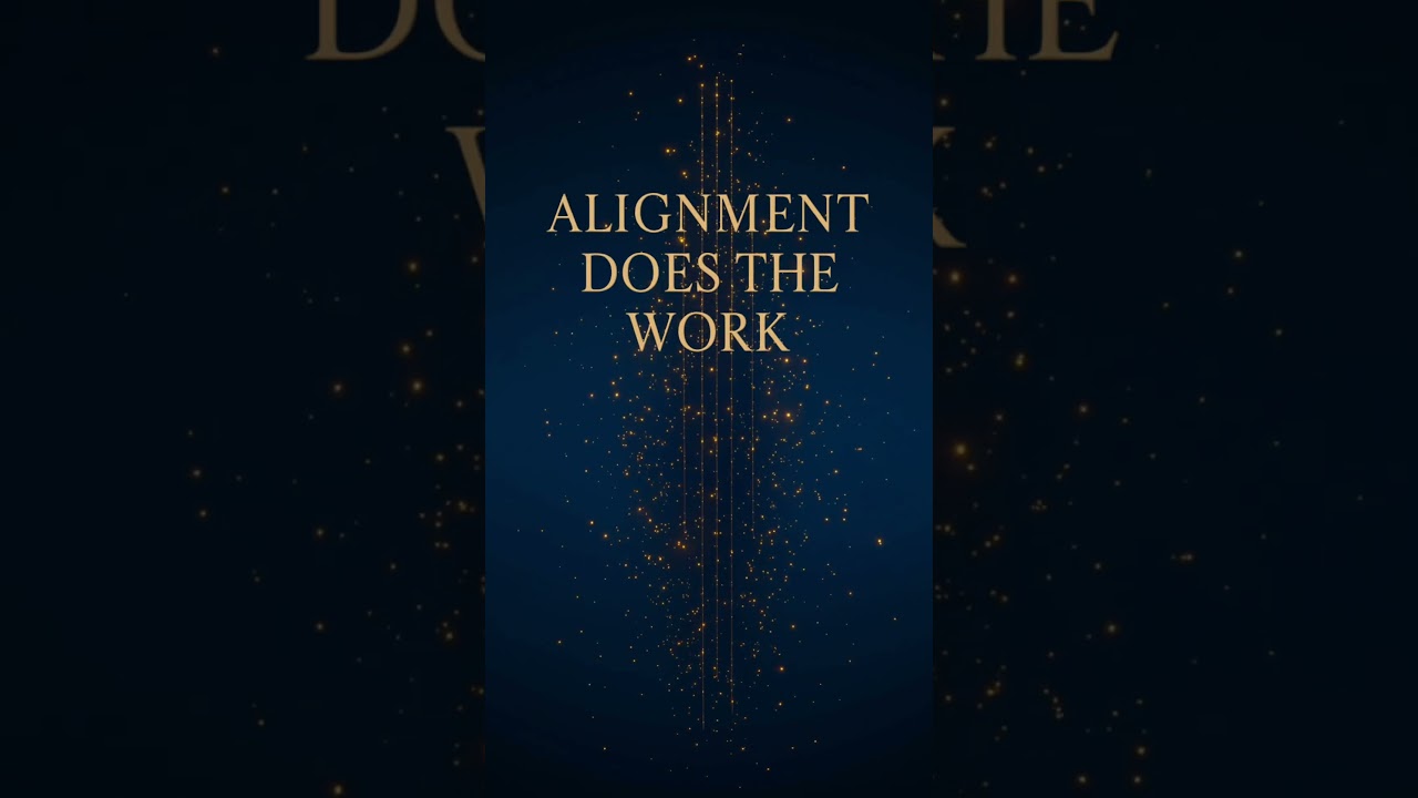 Alignment Over Effort : Stop Pushing and Let Life Meet You #shorts #universe #abundanceiseverywhere