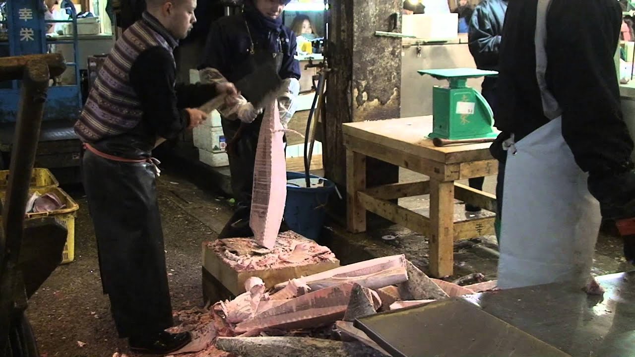 Niezwykly Swiat - Japonia - Tokio - Targ rybny Tsukiji cz 2