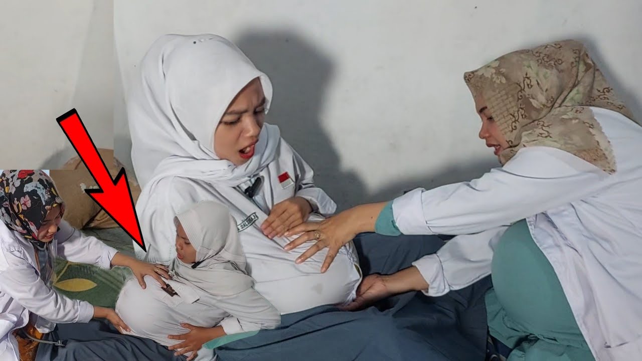 DRAMA ANAK SEKOLAH HAMIL DAN MELAHIRKAN DI BANTU IBU BIDAN GARA2 TIUP BALON JUMBO&MAKAN ESKRIM
