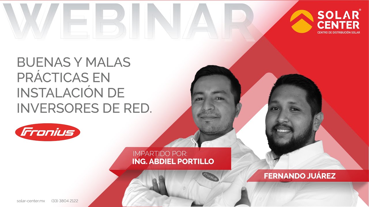Fronius: Buenas y malas prácticas en instalación de inversores de red.