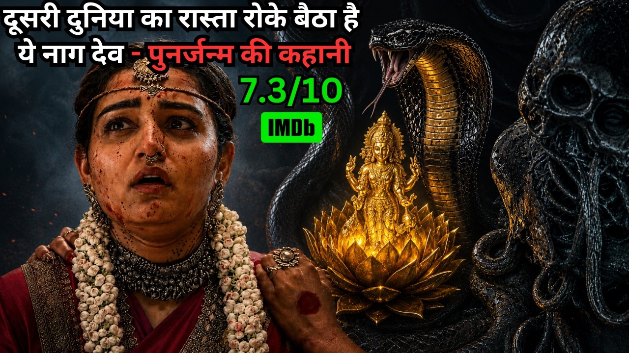 Ek Shaitani Taaqat Brahmakamala Churana Chahti Hai, Lekin Naag Dev 😱 South Movie Explained in Hindi