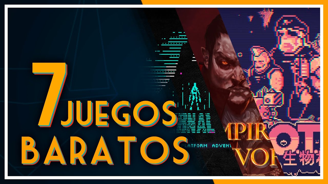 🔶 TOP 7 juegos baratos, cortos y muy infravalorados | TOP juegos retro Steam