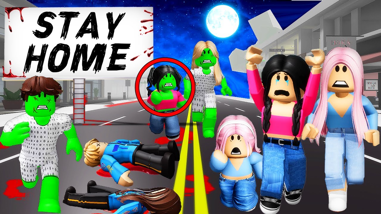 THE ZOMBIE APOCALYPSE IS COMING TO BROOKHAVEN! *SCARY* 💀😰 (Brookhaven Movie Roleplay)