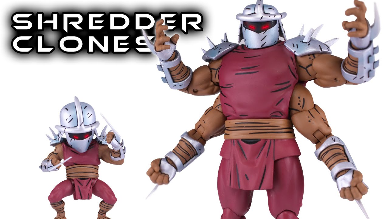 NECA SHREDDER CLONES Teenage Mutant Ninja Turtles Mirage Comics Action Figure Review