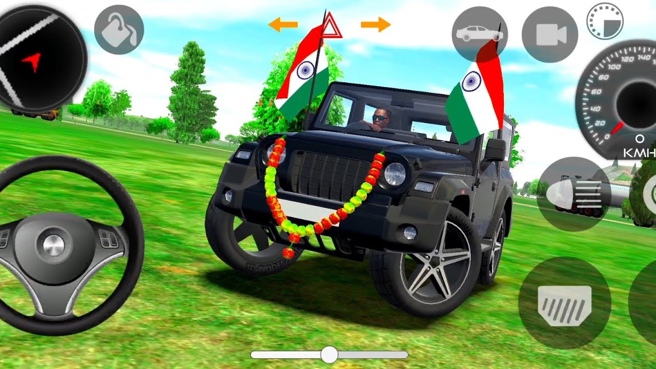 Modified Mahindra Thar Car Games: 😈Indian Cars (Gadi Wala Game) - Car Game Android Gameplay 2026 