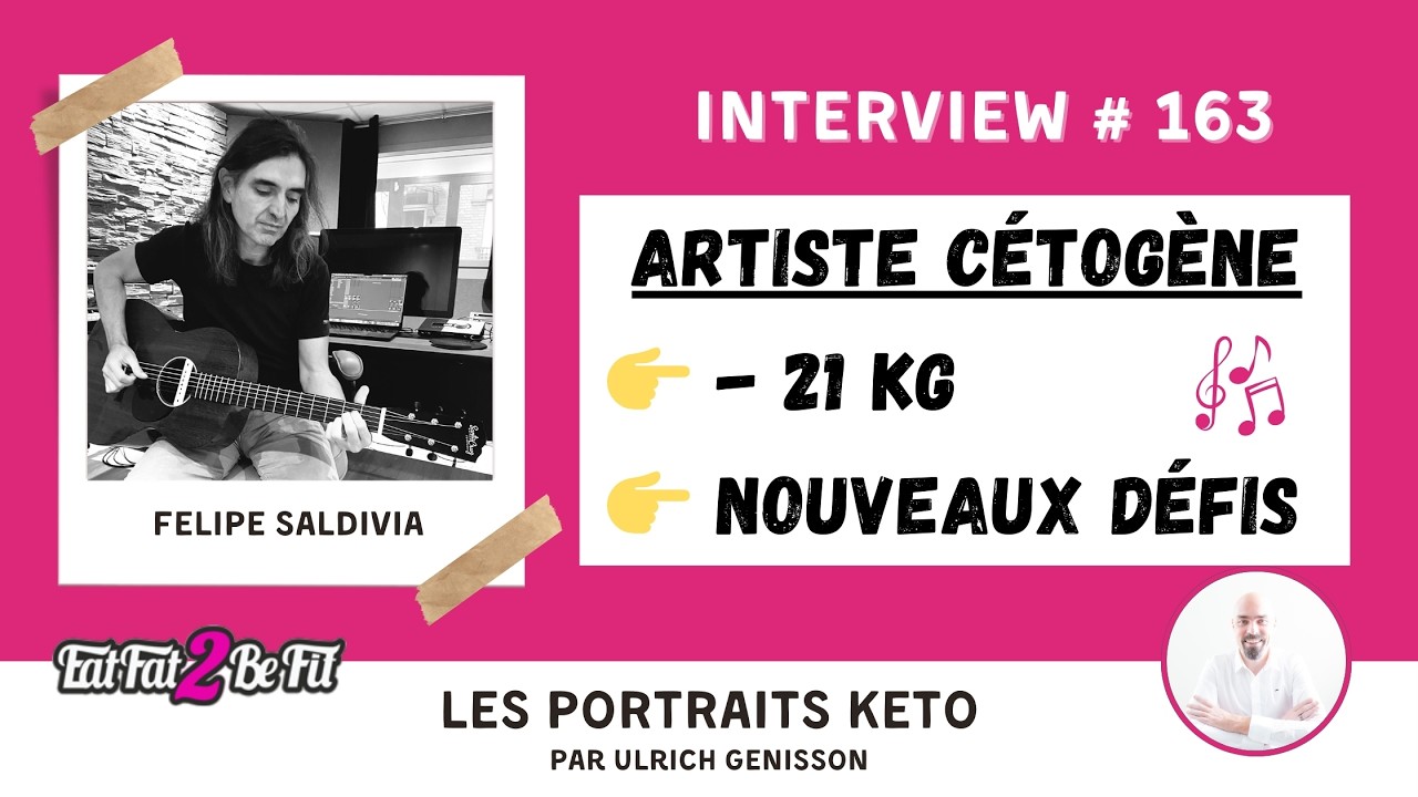 Portrait Keto de Felipe Saldivia : nouvelle vie cétogène en musique !