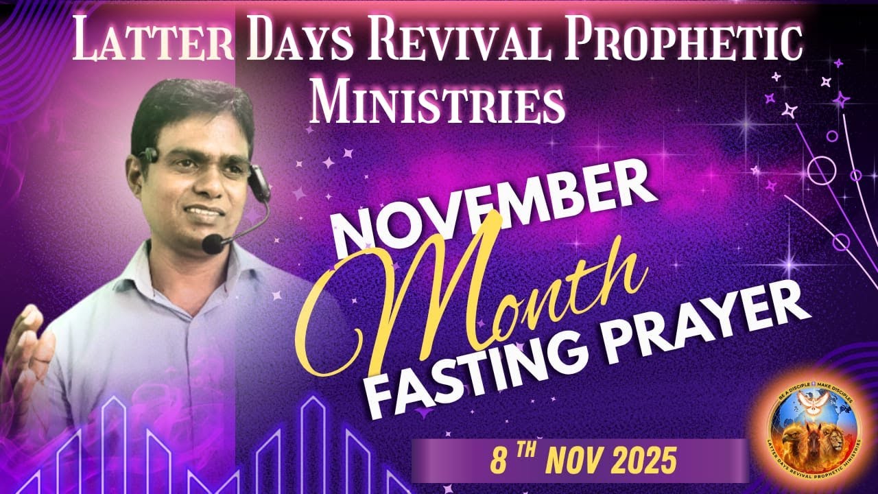 November Month Fasting Prayer || LDRP Ministries || Message Bro.Suresh Daniel || Live 11:30am-1:00pm