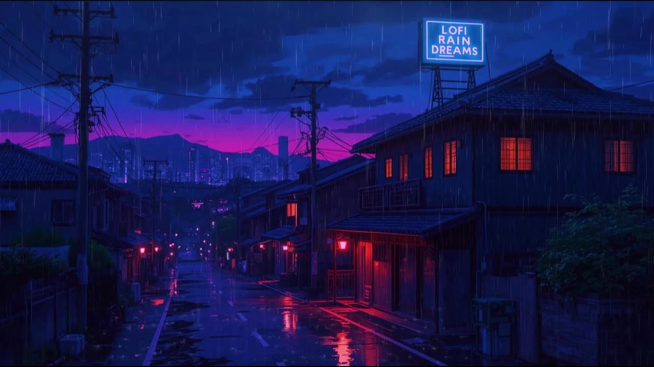 Soft Rain Night Lofi 🌙🌧️ Calm Music to Help You Focus, Relax, and Sleep Better