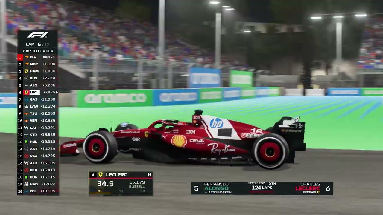 ❗Max Verstappen vs Charles Leclerc❗Race F1 Las Vegas #LasVegasGP 2025