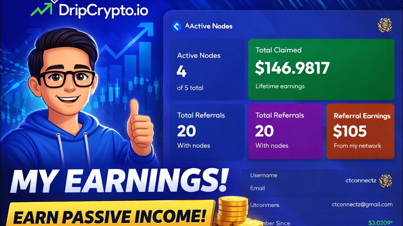 DRIP Crypto Day 7 Update 💧 Live Weekly Referral Payout | Team Builder Rules Explained