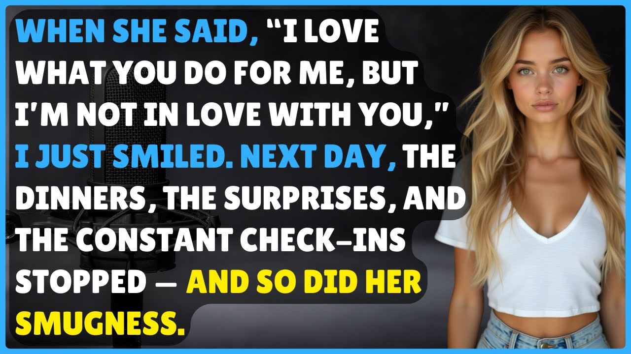 When She Claimed She Wasn’t in Love, I Withdrew My Efforts—And Her Attitude Shifted Fast