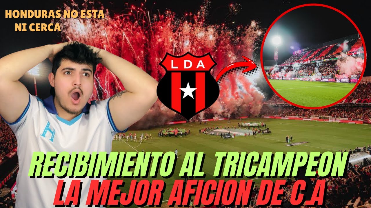 😱HONDUREÑO REACCIONA AL RECIBIMIENTO DEL TRICAMPEON ALAJUELENSE😱