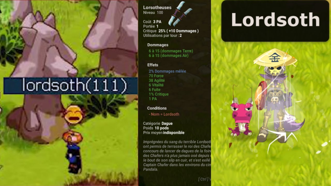 DOFUS : J'INCARNE LORDSOTH LE PREMIER JOUEUR LVL 100