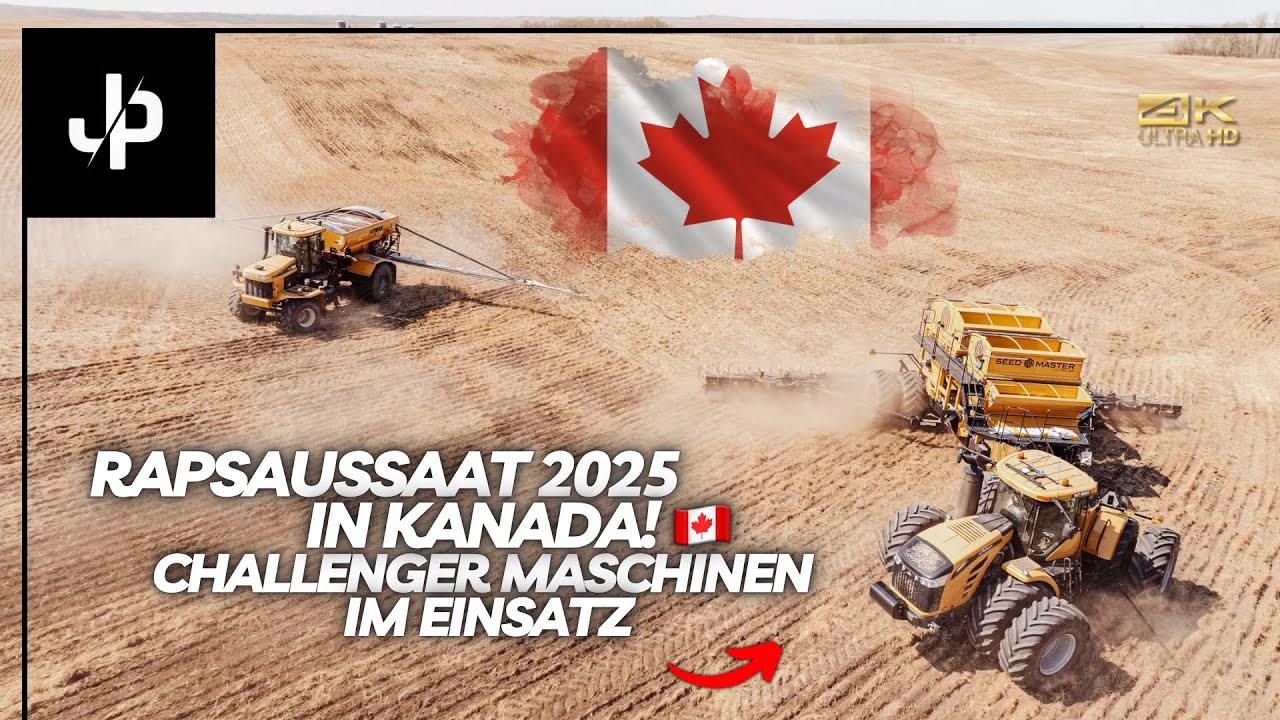 vom deutschen Lohnunternehmen zur Farm in Kanada! Aussaat 2025 || JP Agrar