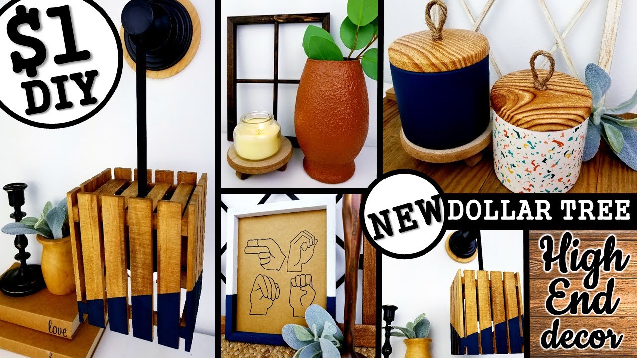 $1 HIGH END DOLLAR TREE DIY's | SCANDINAVIAN INSPIRED HOME DECOR IDEAS