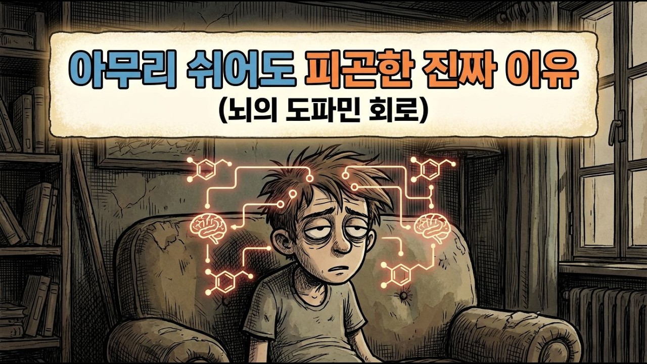 아무리 쉬어도 피곤한 진짜 이유 (뇌의 도파민 회로)