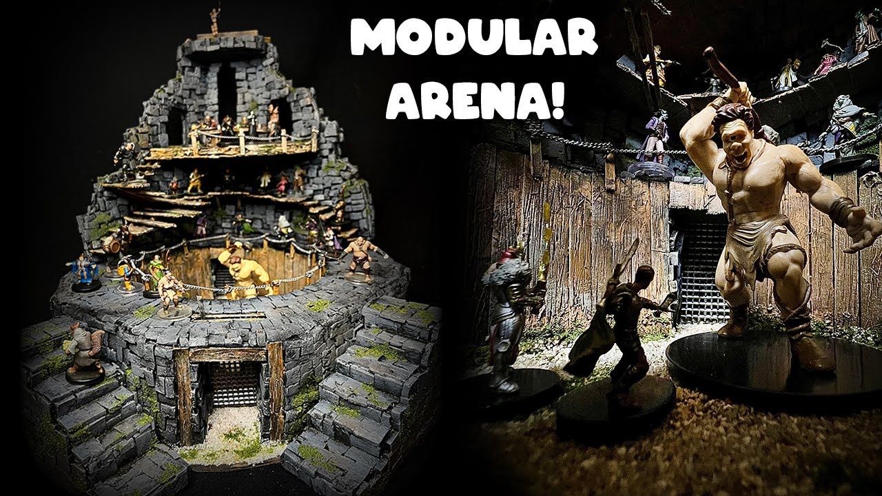 Making Modular Arena Terrain for Dungeons and Dragons