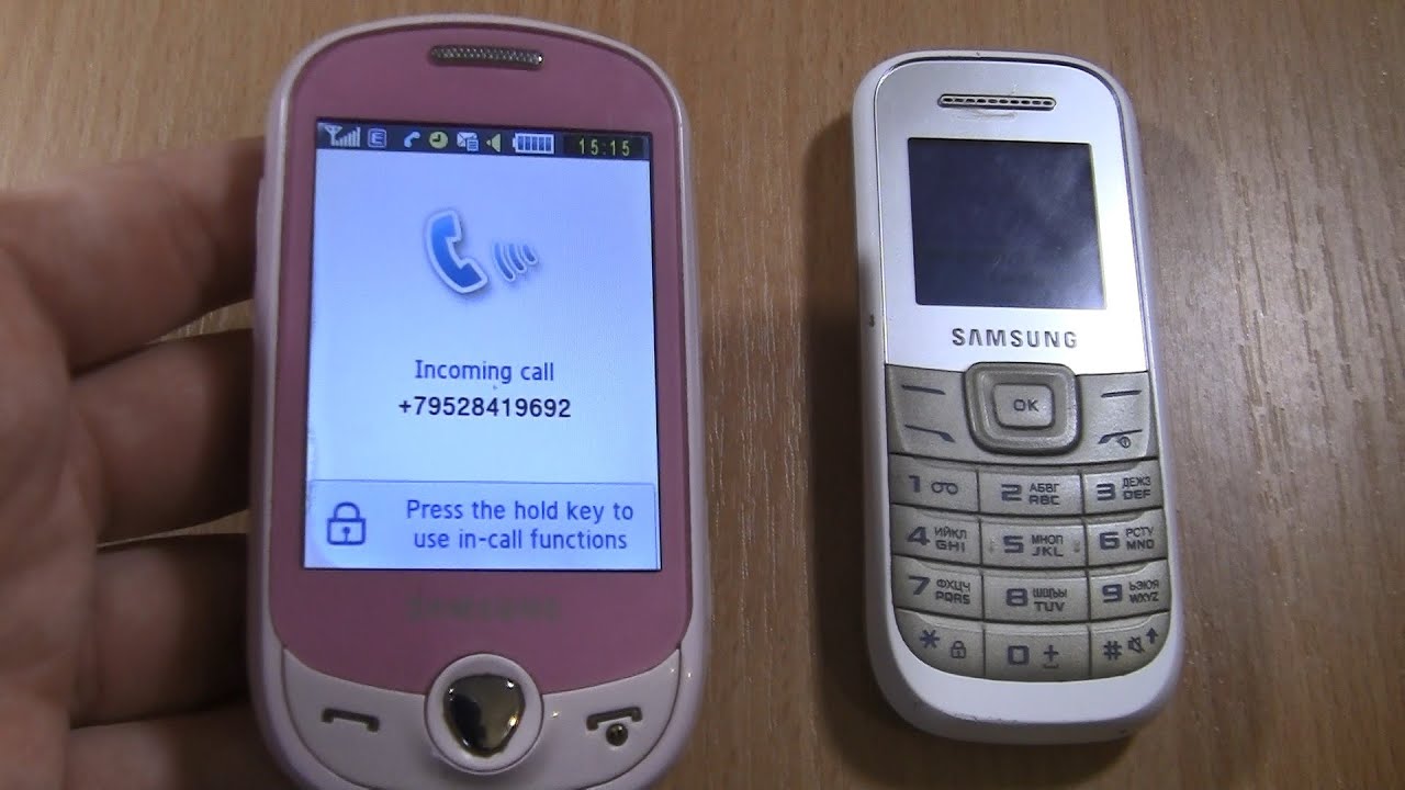 Incoming call & Outgoing call at the Same Time  button +touch Samsung