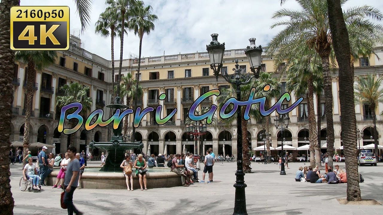 Barcelona, Barri Gotic and Back to Germany - Spain 4K Travel Channel