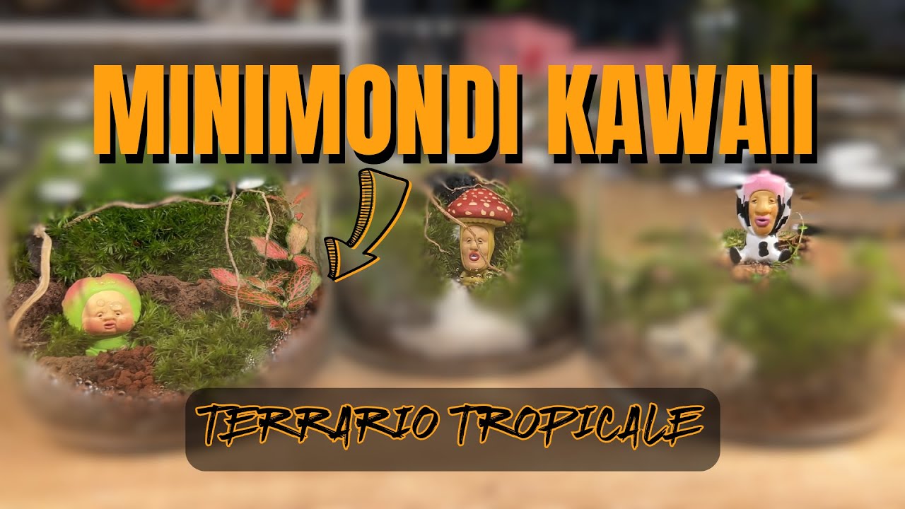 Come ho creato 3 terrari ispirati al folklore giapponese