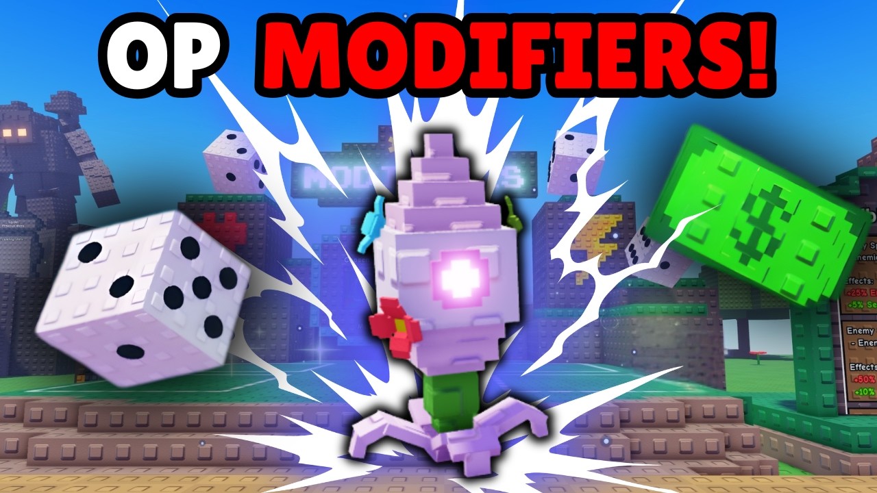 Can Our OP Team BEAT AN INSANE MODIFIER MODE In Garden Tower Defense!