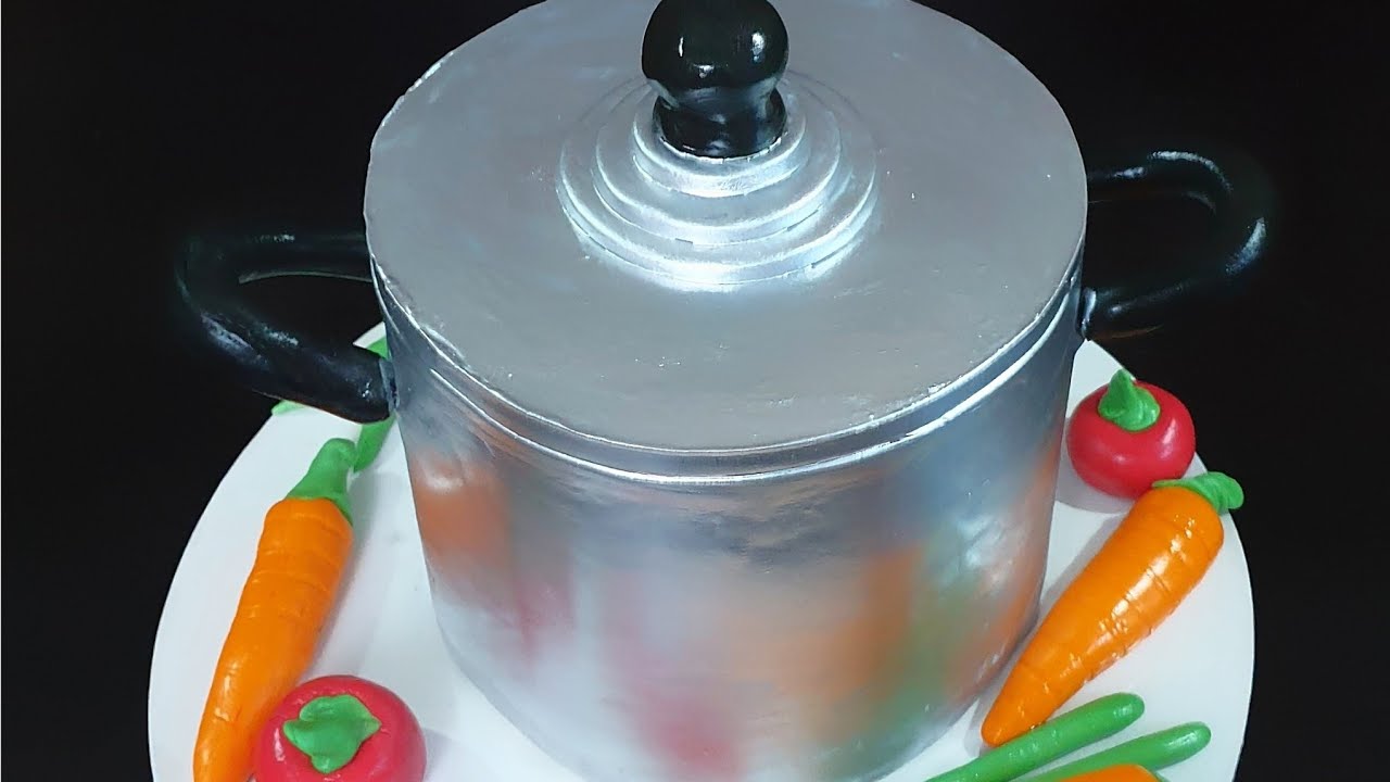 cooking pot cake design