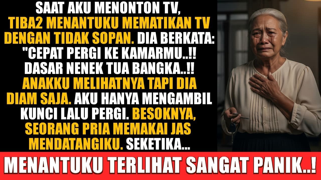 Menantuku Matikan TV & Teriak “Keluar Kau Nenek Tua Bangka!”—Aku Hanya Diam, Tapi Besoknya Dia Panik