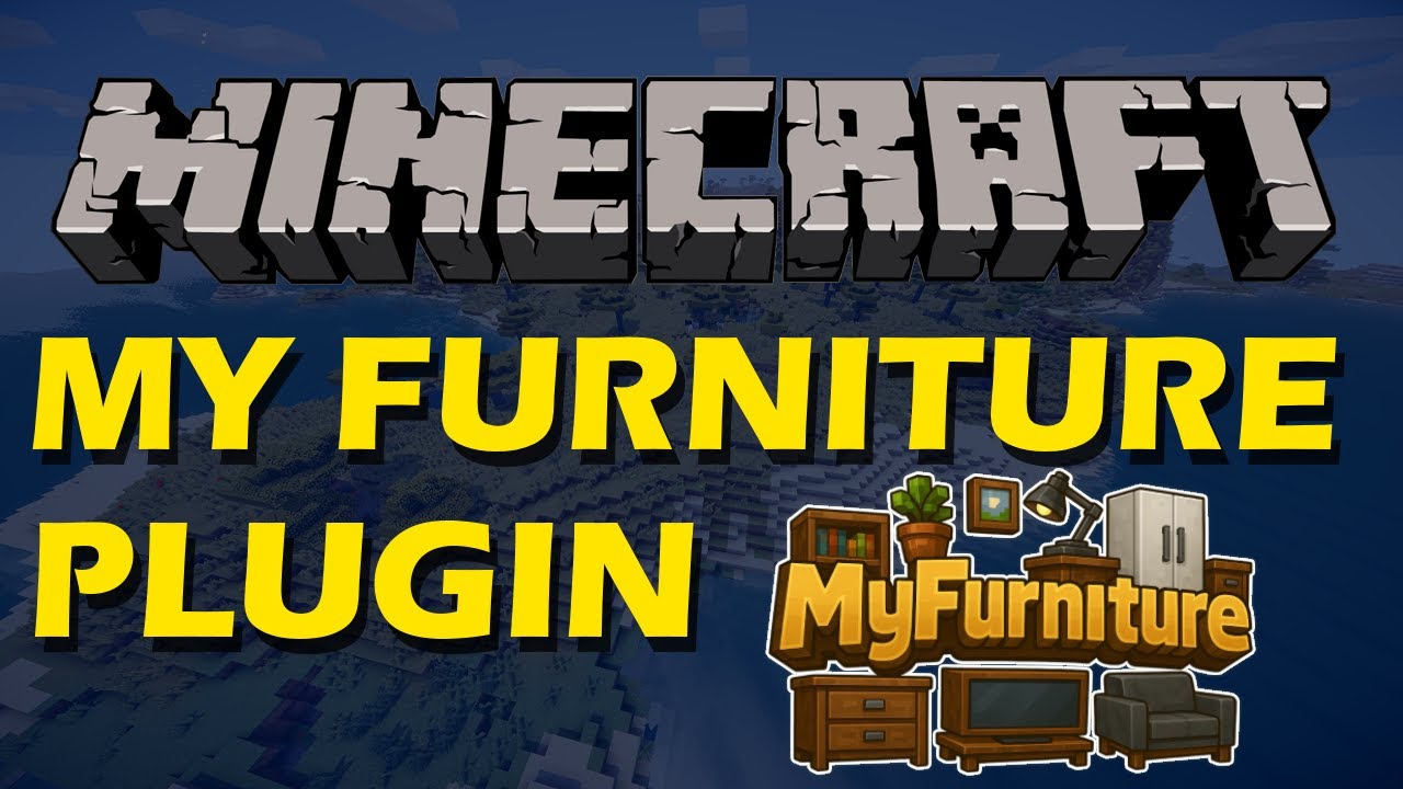 Создание пользовательских предметов в Minecraft с помощью плагина My Furniture.