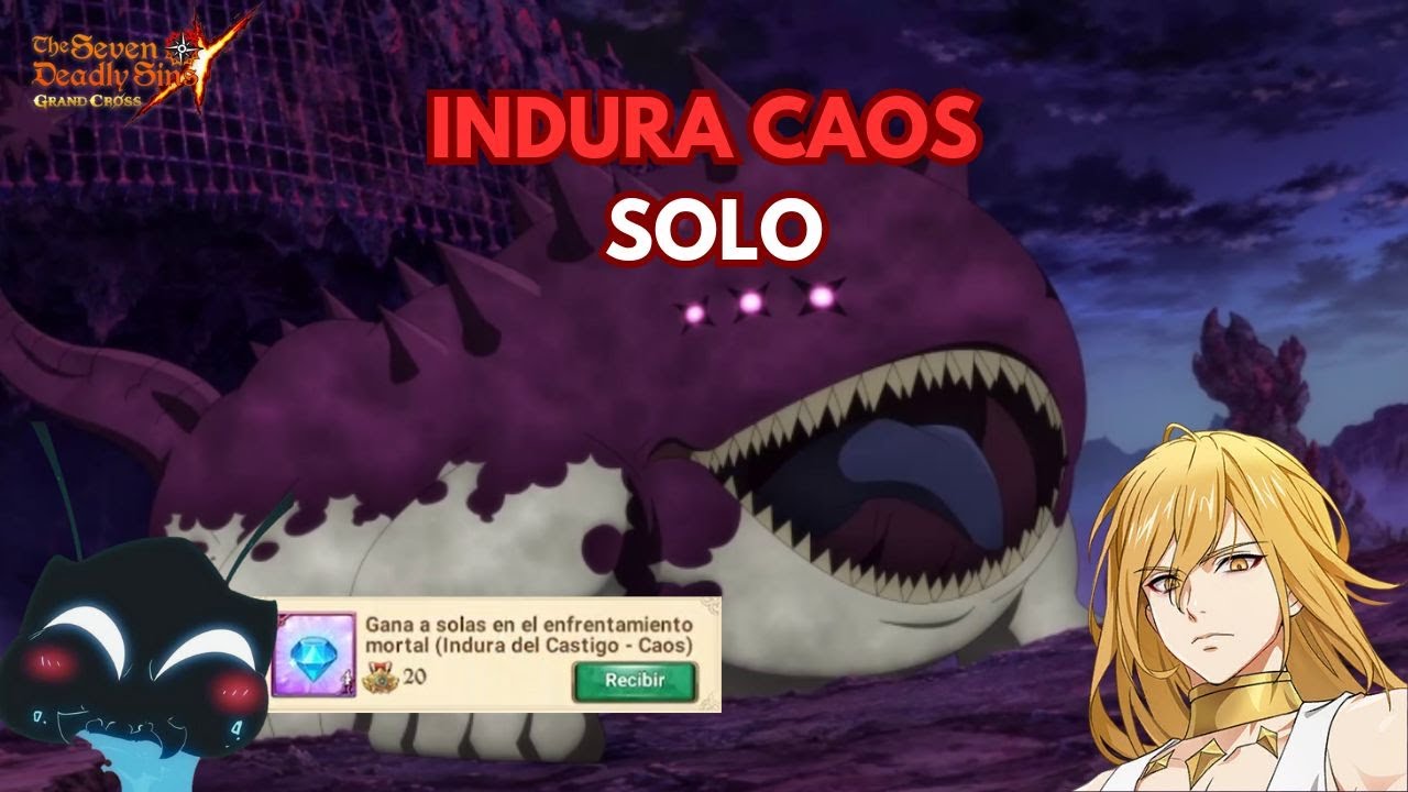 4 DIAMANTES EN SOLO CAOS CON DESCONOCIDOS | INDURA CAOS SOLO | 7DS GRAND CROSS