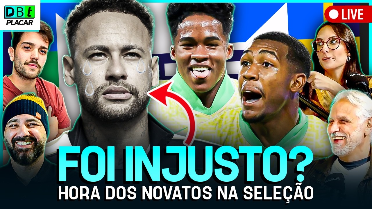 ANCELOTTI CONVOCA SELEÇÃO SEM NEYMAR! SARA, ENDRICK E RAYAN SÃO NOVIDADES | Debate Placar | 17/03