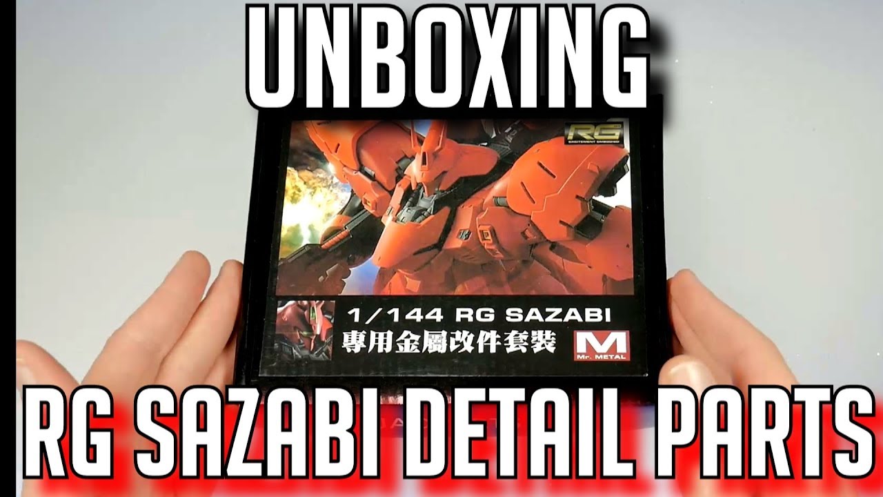 RG 1/144 SAZABI METAL DETAIL PARTS SET FROM ABBY LC / ABBY LEE