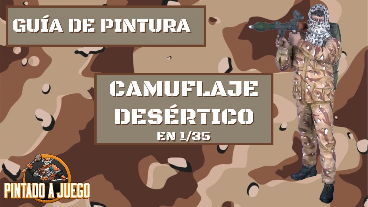 Cómo pintar camuflaje desértico en figuras de 1/35/ How to paint desert camo in 1/35 scale!