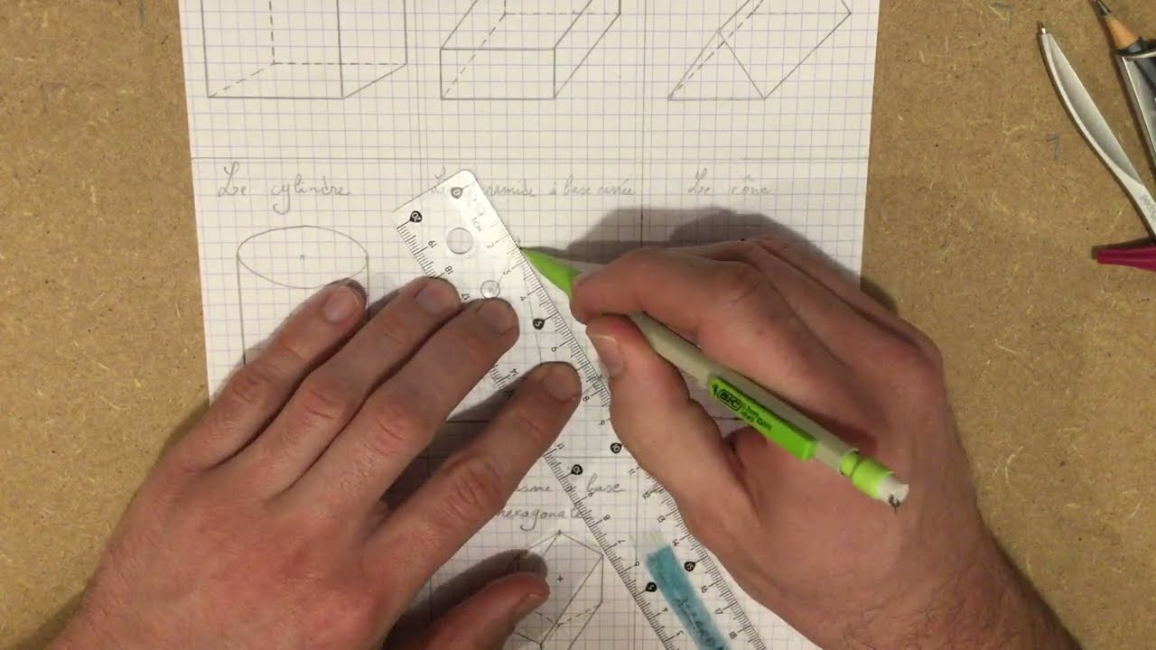 5e : Solides en perspective cavalière