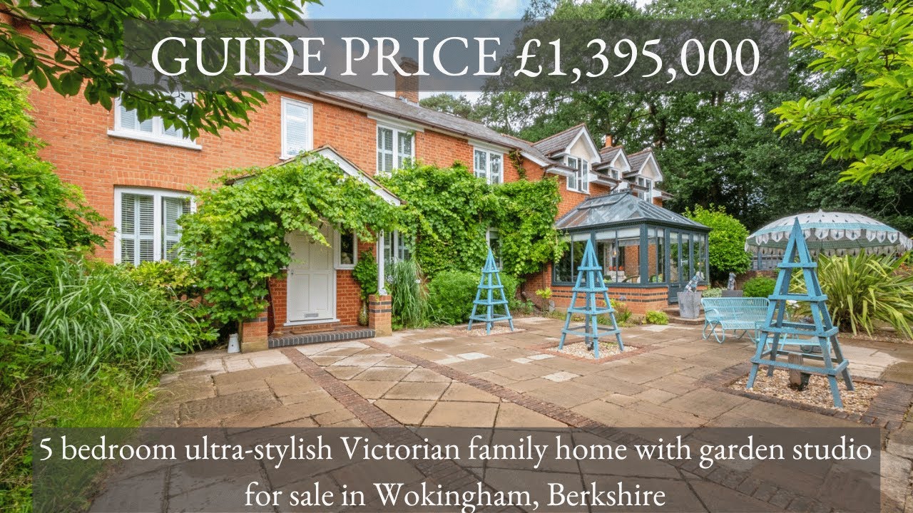 5 bedroom ultra stylish Victorian family home for sale in Wokingham, Berkshire