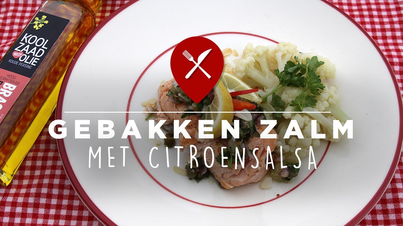 Gezond recept: mals gebakken zalm met citroensalsa