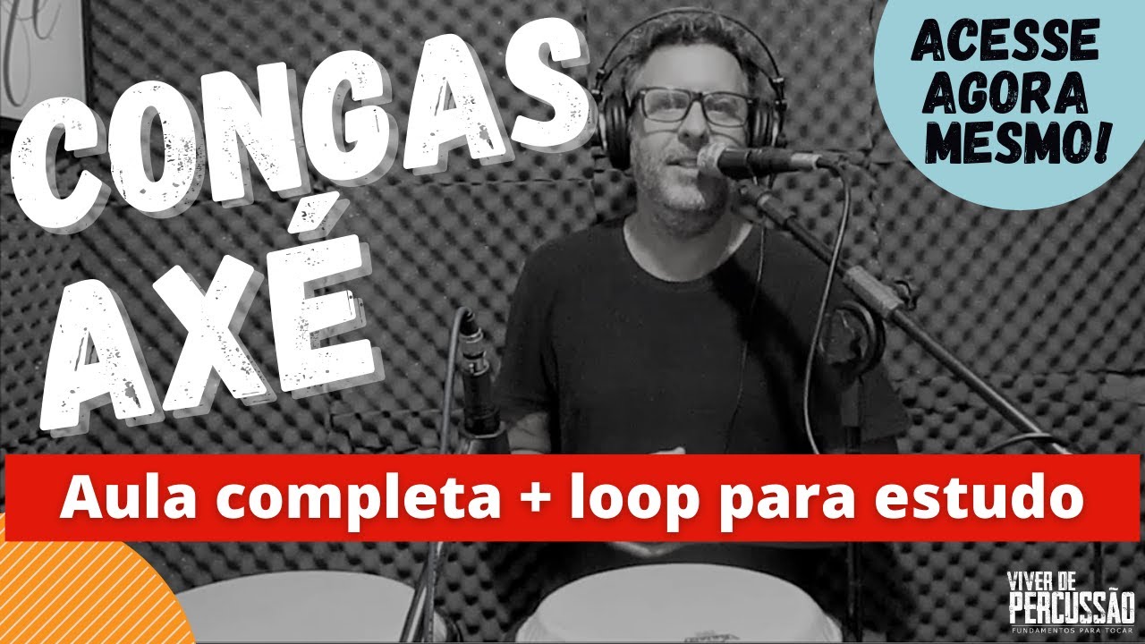 [ PASSO A PASSO ] COMO TOCAR AXÉ NAS CONGAS - Cristiano  Pacheco