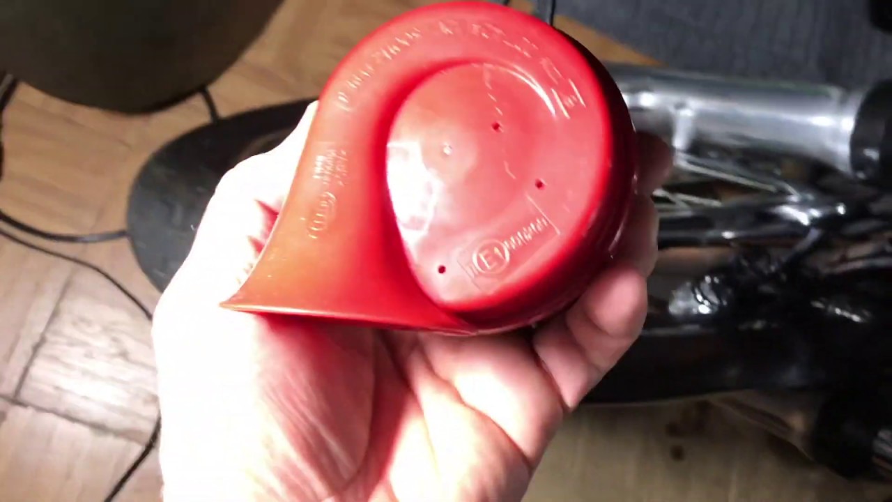 Motorcycle Horn Installation w/ Relay (HELLA)