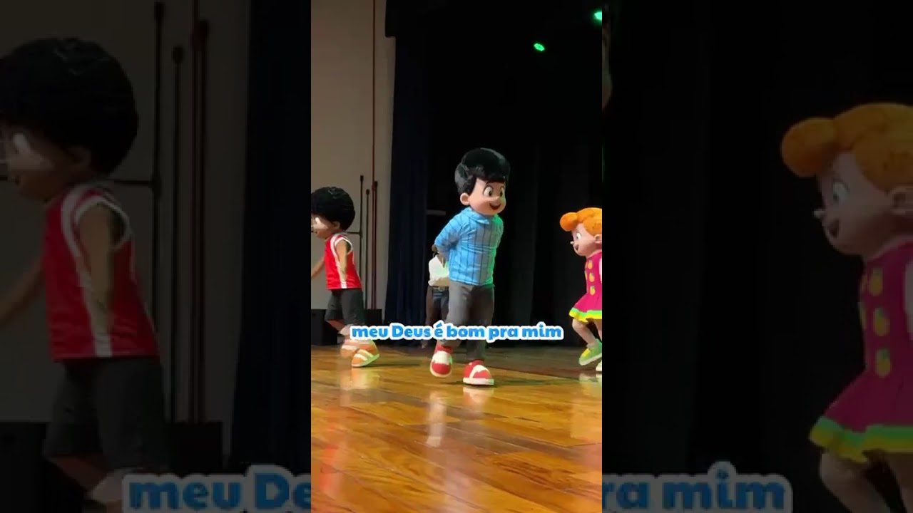 Um momento de alegria ao vivo com o 3 Palavrinhas! Deus é bom pra mim 💙✨
