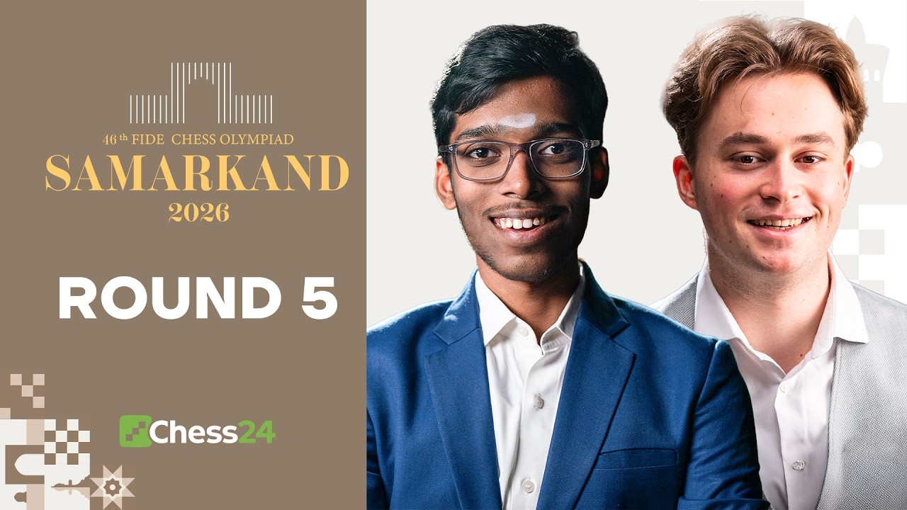 FIDE Chess Olympiad 2026 Round 5: Sindarov v Leko, Fabiano v Vincent & Pragg v Anish In Epic Matches