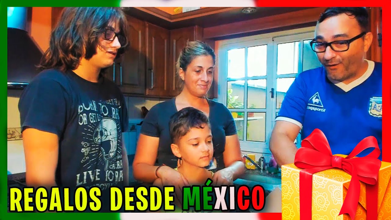Recibimos REGALOS🎁 de un AMIGO MEXICANO🇲🇽 - LA ADUANA 🇦🇷 SE QUERIA ROBAR EL ENVIO😨 - Reacción