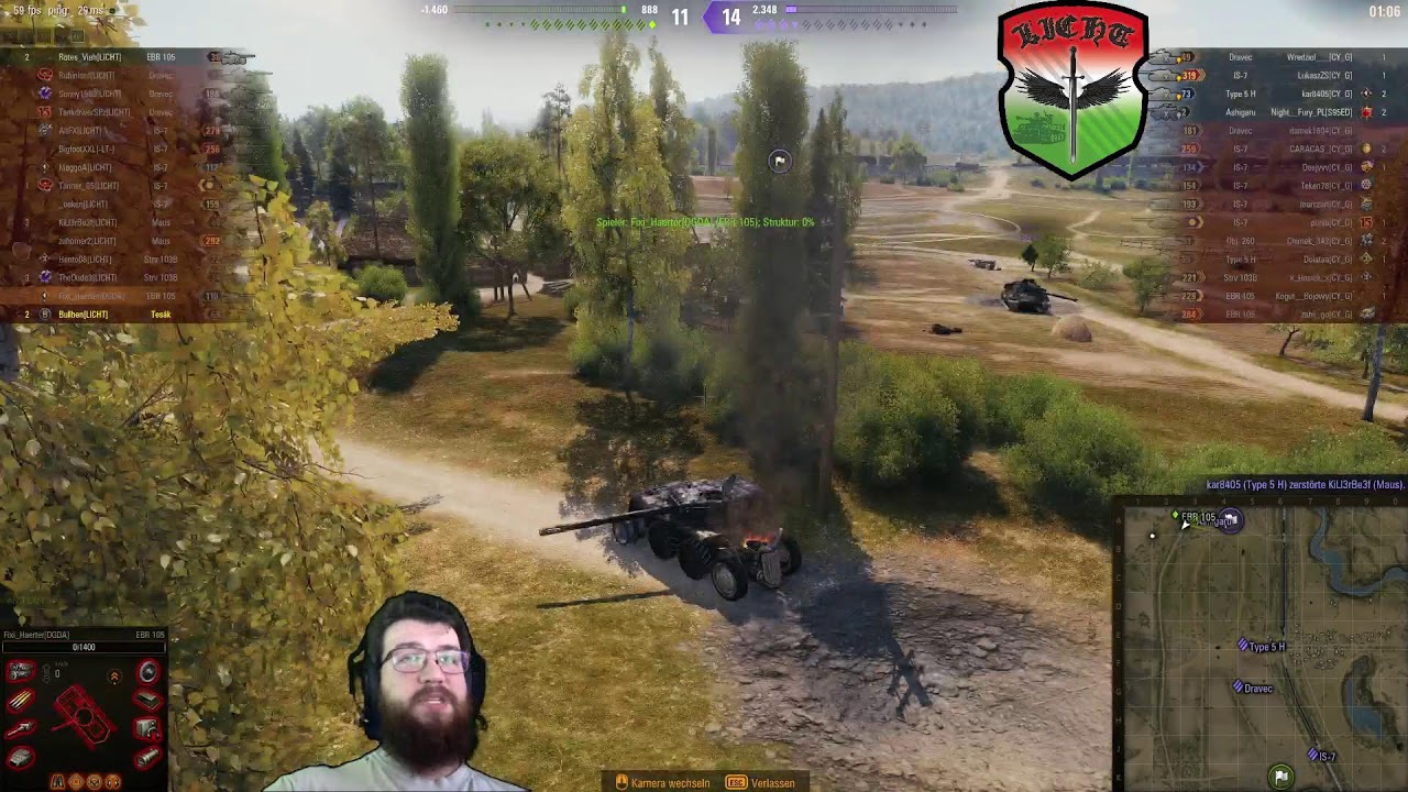 WoT Live mit LICHT - Clanspiele, Vorstöße und Festungen