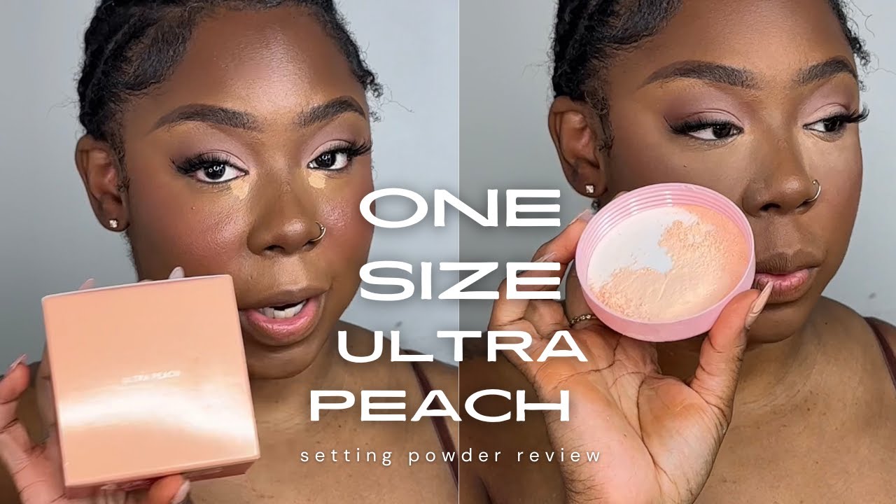 NEW ONE SIZE ultra peach powder review