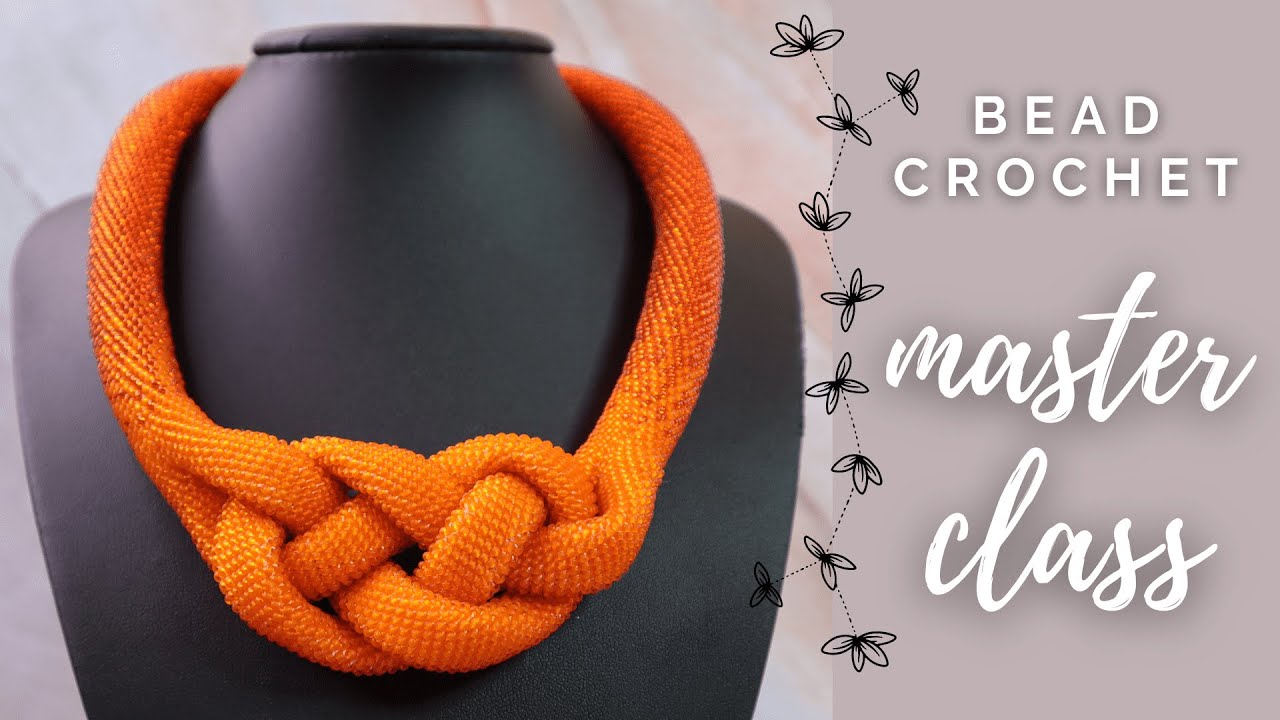 Bead crochet Master class - Josephine knot necklace